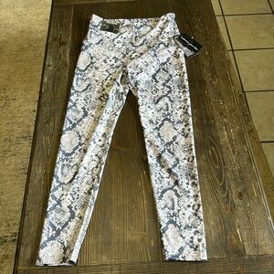 Embrace your love snakeskin leggings